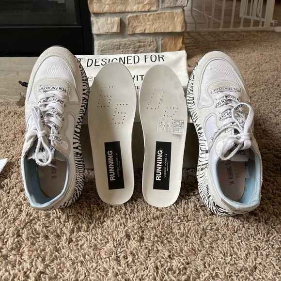 Golden Goose Swarovski Crystal Running Soles Size 36 - Picture 3 of 3